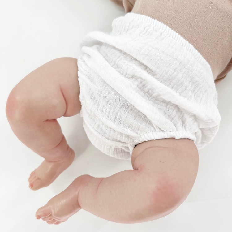 Bloomersy muslinowe ecru